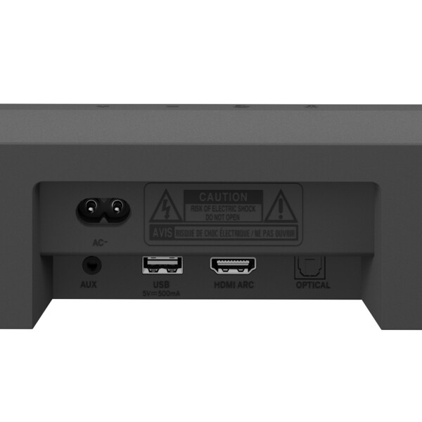 Саундбар Hisense HS2100 2.1 с беспроводным сабвуфером и DTS Virtual: X, Dolby Digital- черный - 3