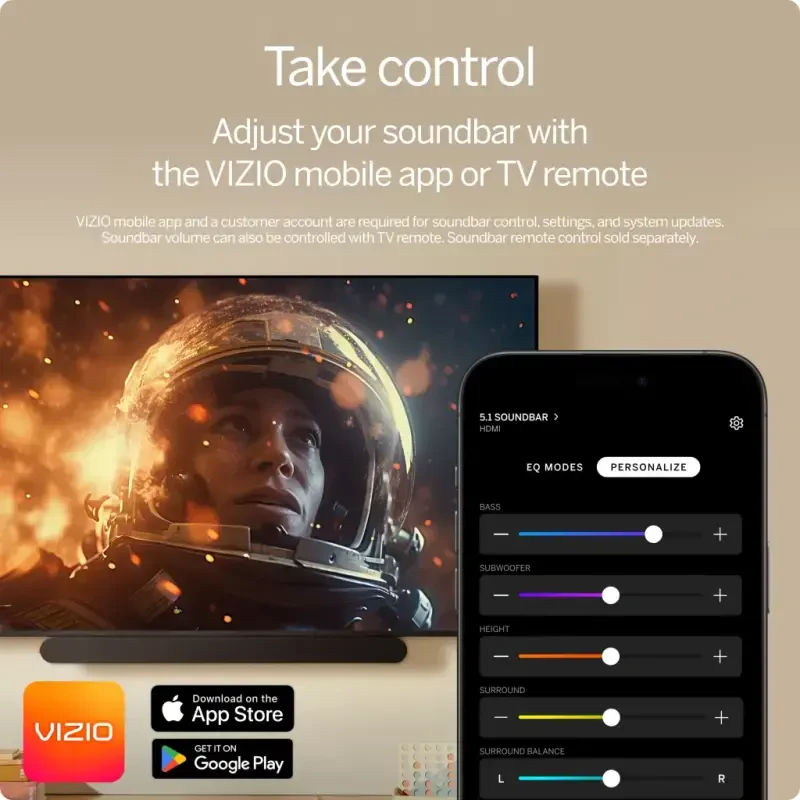 Саундбар VIZIO 5.1 SE с Dolby Atmos и DTS: X (НОВИНКА) SV510X-0806 - 15