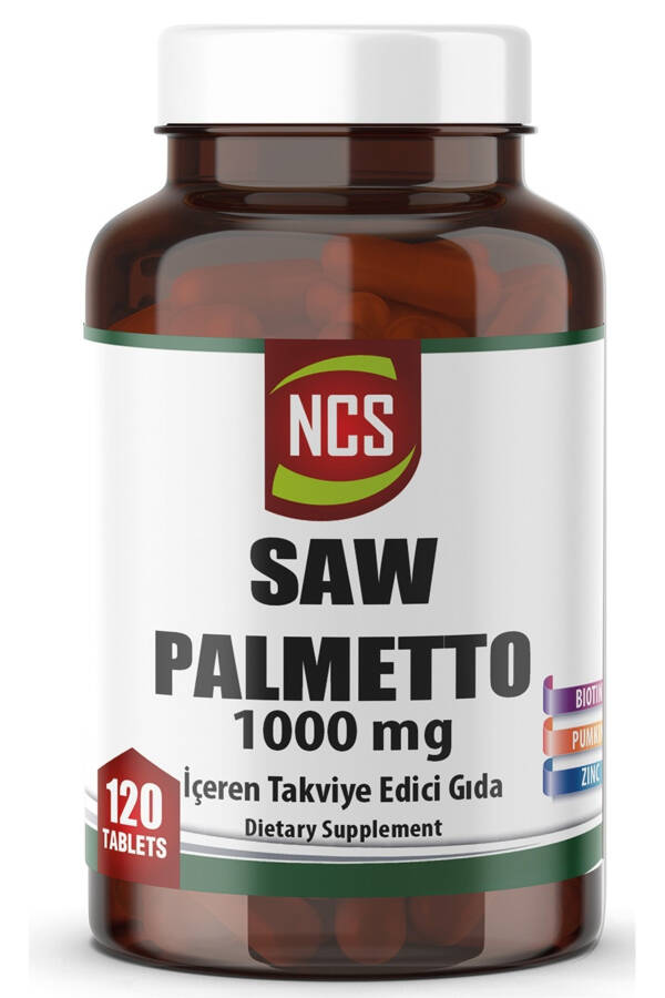 Saw Palmetto 1000 Mg Qovoq Biotin Sink 120 Tablet - 1