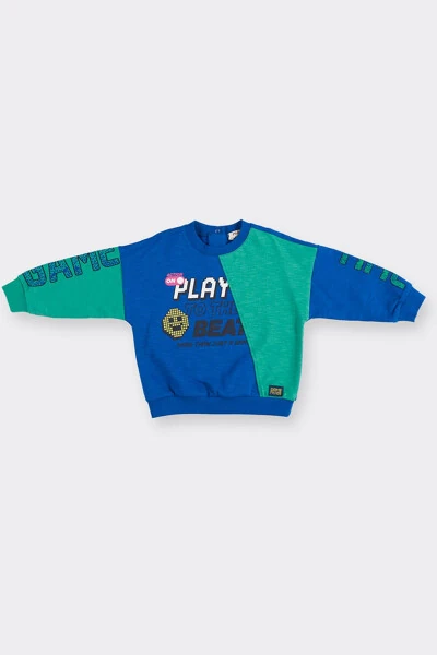 Sax Sweatshirt с принтом мальчика - PANÇO