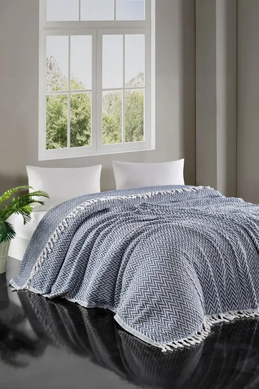Sayina Modell Indigo Double Pike 1600gr. 200x230cm - Indigo - 2