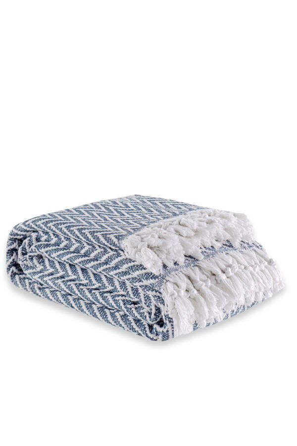 Sayina Model Indigo Double Bed Blanket 1600gr. 200x230cm - 12