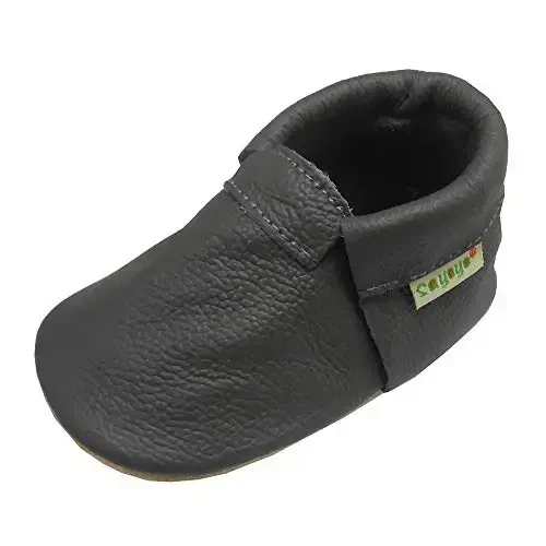 SAYOYO Baby Shoes Soft Leather Sole Infant Toddler Prewalker Shoes - SAYOYO