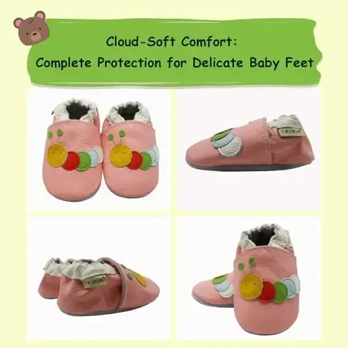 SAYOYO Baby Shoes Yumshoq Charm teri Infant Toddler Prewalker poyabzallari - 5