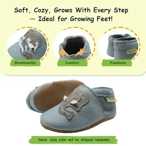 SAYOYO Baby Shoes Yumshoq Charm teri Infant Toddler Prewalker Poyafzallari - 4