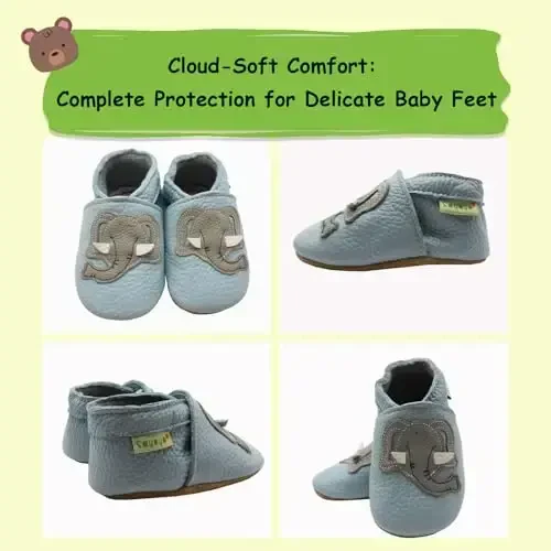 SAYOYO Baby Shoes Yumshoq Charm teri Infant Toddler Prewalker Poyafzallari - 5