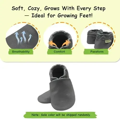 SAYOYO Baby Shoes Yumshoq Charm teri Kichkintoy Toddler Prewalker Poyafzallari - 4