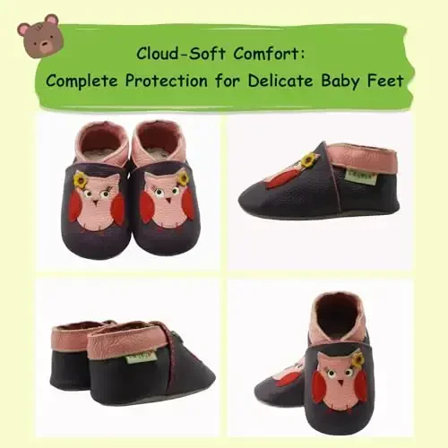 SAYOYO Baby Shoes Yumshoq Charm Terisi Oyoq Bilak Uzunligi Infantil Toddler Prewalker Poyabzallari - 5