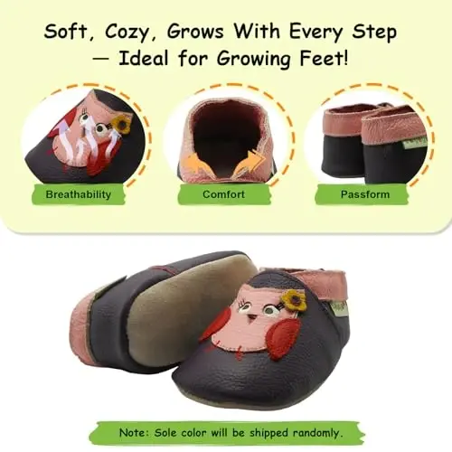 SAYOYO Baby Shoes Yumshoq Charm Terisi Oyoq Bilak Uzunligi Infantil Toddler Prewalker Poyabzallari - 4