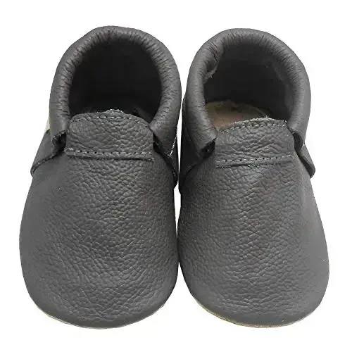 SAYOYO Baby Shoes Soft Leather Sole Infant Toddler Prewalker Shoes - 2