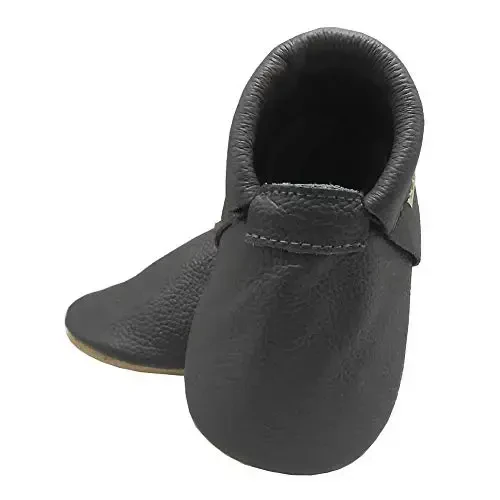 SAYOYO Baby Shoes Soft Leather Sole Infant Toddler Prewalker Shoes - 3