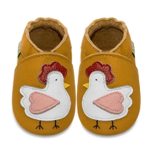 SAYOYO Chaqaloqlar poyafzallari Yumshoq charm taglikli go'dak bolalar uchun Prewalker poyafzallari 