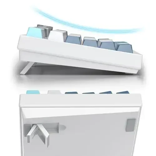 SbocKeeb 75 Percent Keyboard Gasket-Mounted with Sound Absorbing Pads, 82-Key Compact Wired RGB Mechanical Gaming Keyboard Hot-Swap Socket for Win, Whistle - 6