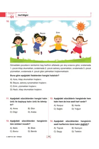 Сборник задач по основным предметам для 4-го класса - AÇI YAYINLARI (1)