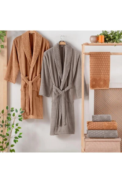 Sc haf er Home Rosinda Bathroom Set 6 Pieces Beige/Cream - GENEL MARKALAR