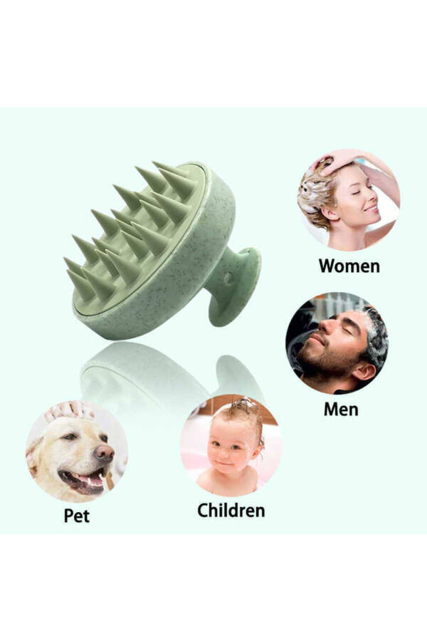 Scalp Massage Tool: Soft Bristled, Hair Growth For - Women, Men, Pets - 2