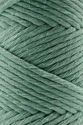 Scanned Macrame Rope 3mm Combable Cotton Macrame Rope Macrame Rope Sage-Sage - SENSY (1)