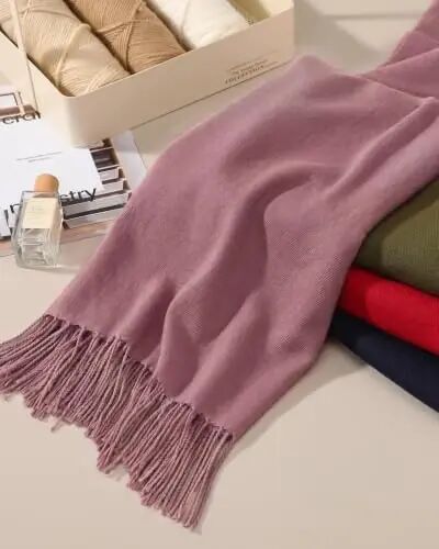 Scarfs for Women PasModazoneina Shawls and Wraps for Evening Dress Wedding Bridal | CasModazoneere‑like soft & cozy hand‑feel; Oversized long scarf with tassels; Versatile: can be used as scarf, shawl or wrap - 6