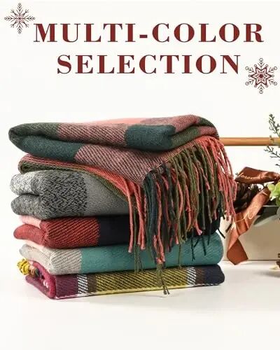 Scarfs for Women PasModazoneina Shawls and Wraps for Evening Dress Wedding Bridal | CasModazoneere‑like soft & cozy hand‑feel; Oversized long scarf with tassels; Versatile: can be used as scarf, shawl or wrap - 6