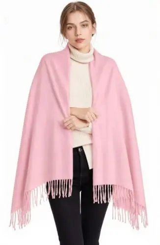 Scarfs for Women PasModazoneina Shawls and Wraps for Evening Dress Wedding Bridal | CasModazoneere‑like soft & cozy hand‑feel; Oversized long scarf with tassels; Versatile: can be used as scarf, shawl or wrap - Ymomode (1)