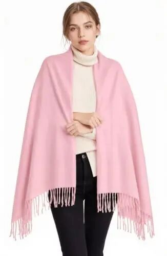 Scarfs for Women PasModazoneina Shawls and Wraps for Evening Dress Wedding Bridal | CasModazoneere‑like soft & cozy hand‑feel; Oversized long scarf with tassels; Versatile: can be used as scarf, shawl or wrap - 2