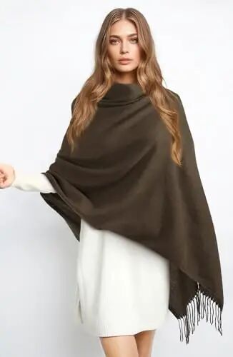 Scarfs for Women PasModazoneina Shawls and Wraps for Evening Dress Wedding Bridal | CasModazoneere‑like soft & cozy hand‑feel; Oversized long scarf with tassels; Versatile: can be used as scarf, shawl or wrap - 2