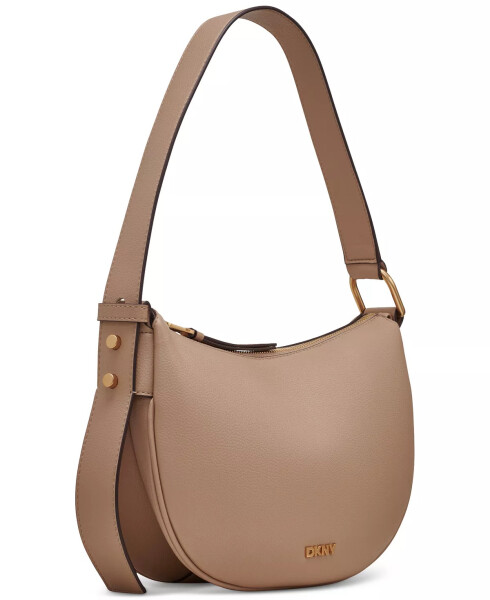 Scarlett Top Zip Shoulder Bag Cappucino - 4