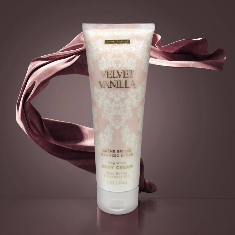 Scent Theory Hand and Body Cream with Shea Butter, Velvet Vanilla, 8 oz - 12