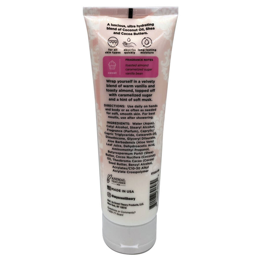 Scent Theory Hand and Body Cream with Shea Butter, Velvet Vanilla, 8 oz - 16