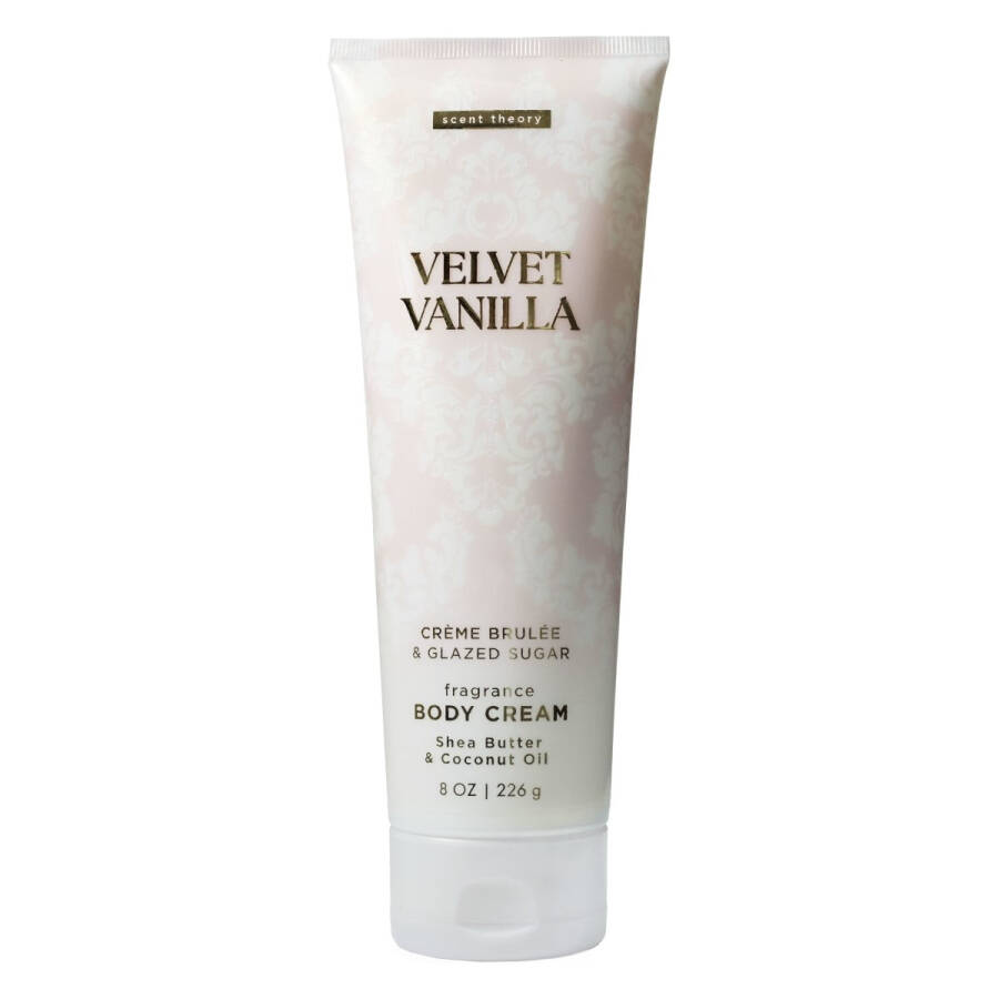 Scent Theory Hand and Body Cream with Shea Butter, Velvet Vanilla, 8 oz - 1