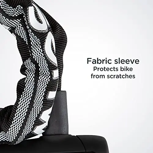 Schwinn Aks ettiruvchi Zanjir Kalitli Qulf Velosiped Uchun, 3 fut x 8 mm O'g'irlikka Qarshi Velosiped Qufli, Xavfsizlik Darajasi 4 - 6