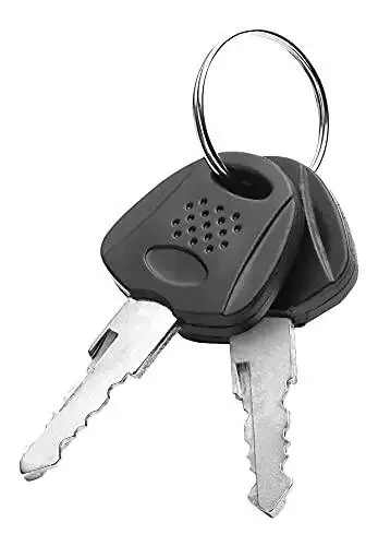 Schwinn Bike Key Lock in Braided Steel Cable, 2 Keys Included, 6 feet x 8mm Anti Theft Bicycle Lock, Security Level 1 - 5