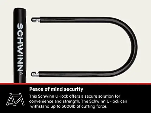 Schwinn Bike Lock with Keys, 3, 4, 5 or 6 ft x 8, 10, 12 or 15 mm, Black, Cable or Chain, Anti Theft Protection, Bike Lock Cable for Security - SCHWINN (1)