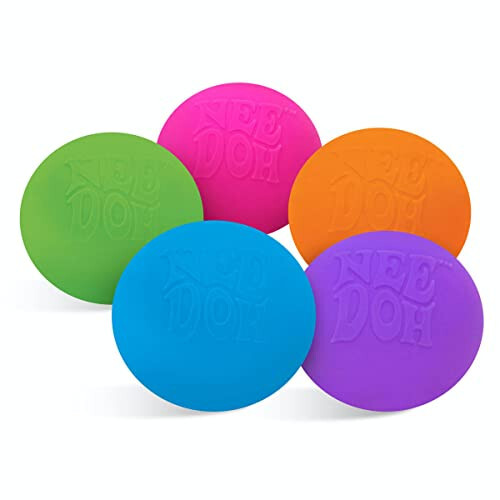 Schylling NeeDoh Original - Sensory Fidget Toy - Assorted Colors - Ages 3 to Adult, 1 Count (Pack of 1) - 8