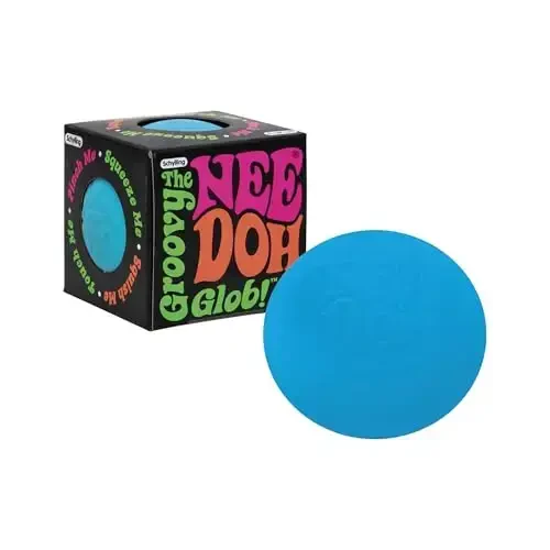 Schylling NeeDoh Original - Sensory Fidget Toy - Blue - Ages 3 to Adult , 1 Count ( Pack of 1) - SCHYLLING