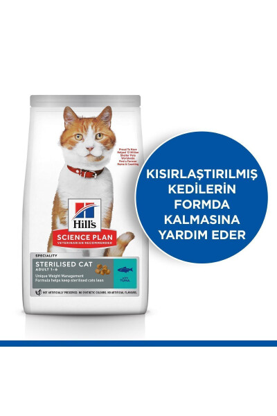 SCIENCE PLAN Sterilized Adult Cat Food with Tuna 10 Kg - 41