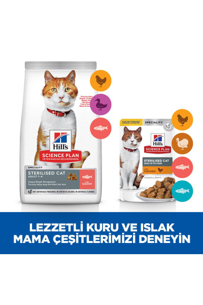 SCIENCE PLAN Sterilized Adult Cat Food with Tuna 10 Kg - 22