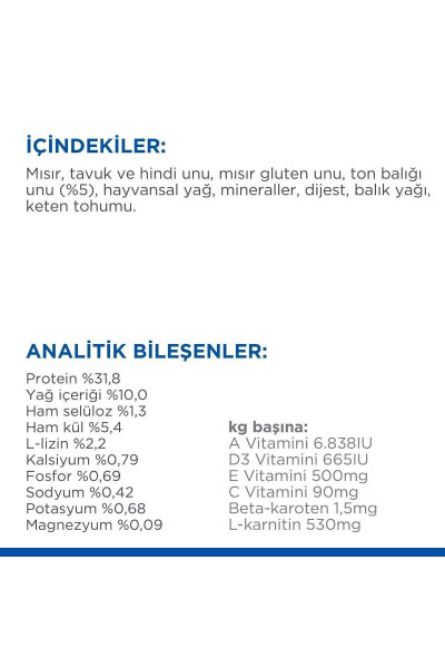 SCIENCE PLAN Tunka bilan sterilizatsiya qilingan kattalar mushuklari uchun oziq-ovqat 10 kg - 43