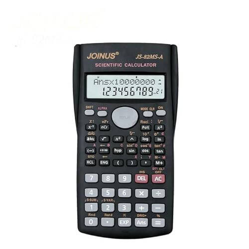 Scientific Calculator 240 Calculations Functions 10+2 Digits Model: JS-82MS-A - 1