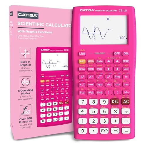 Scientific Calculator with Graphic Functions - Multiple Modes with Intuitive Interface - Perfect for Students of Beginner and Advanced Courses, High School or College - 1