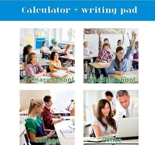 Scientific Calculators, IPepul 991EX Type-C Rechargeable 552 Functions Desktop Math Calculator with Notepad,5-Lines Display Classroom Must Haves School Supplies for Middle High School/College Students 
