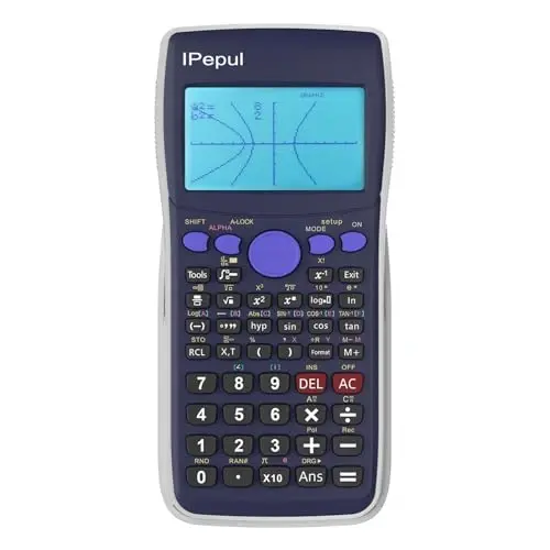 Scientific Calculators with Graphing Calculator, Ipepul Desktop Math Calculator for College Students,10 Modes/ 4 Graphing Functions, School Supplies for Middle High School Teachers Office - 1