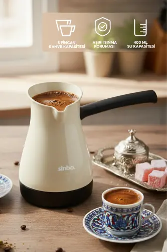 SCM-2951 Electric Coffee Maker Cezve - 1