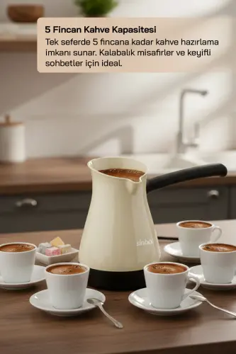 SCM-2951 Electric Coffee Maker Cezve - SINBO (1)