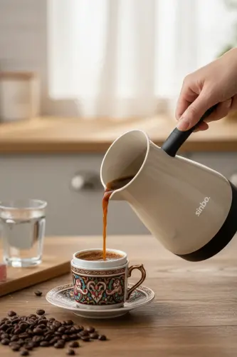 SCM-2951 Electric Coffee Maker Cezve - 4