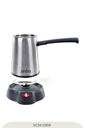 Scm-2958 Electric Turkish Coffee Maker - Inox-Grey - 3