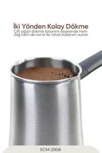 Scm-2958 Elektr Choynak - Inox-Kulrang - 2