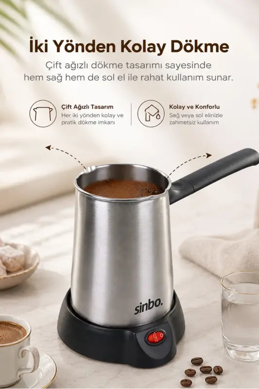 Scm-2958 Elektr Choynak - Inox-Kulrang - 2