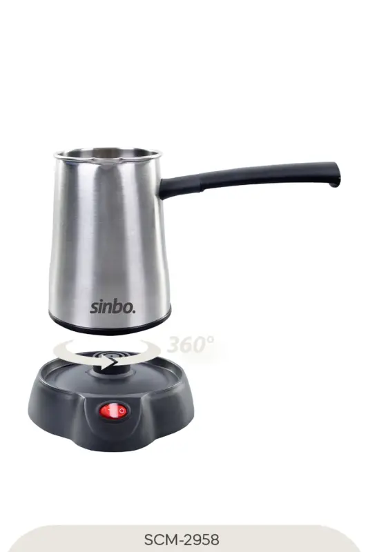 Scm-2958 Elektrikli Cezve - Inox - Gri - 3
