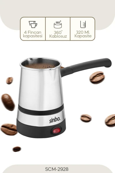 SCM-2970 Corded Stainless Steel Electric Kettle - SINBO